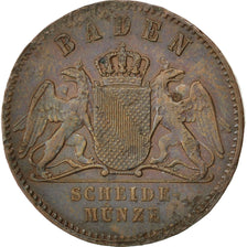 GERMAN STATES, Kreuzer, 1869, KM #242, EF(40-45), Copper, 21.6, 4.17