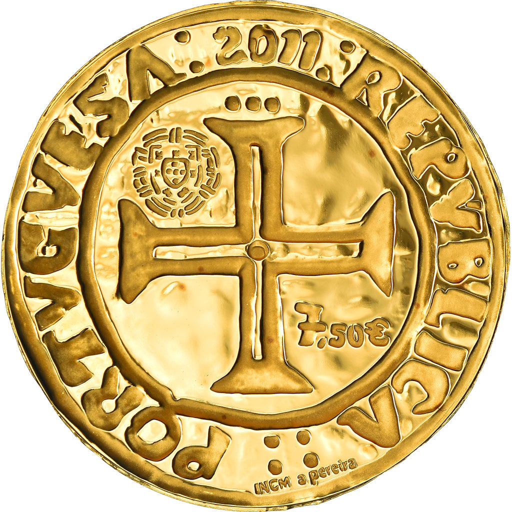 Portugal, 7,5 Euro, 2011, Lisbon, MS(65-70), Gold