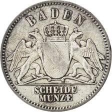 GERMAN STATES, 3 Kreuzer, 1868, KM #246, AU(50-53), Silver, 1.16
