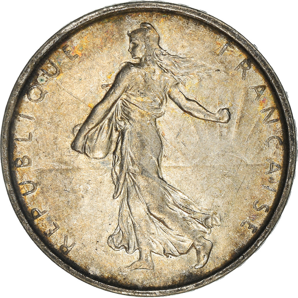 Moneta, Francia, Semeuse, 5 Francs, 1968, BB, Argento, KM:926, Gadoury:770