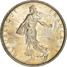 Moneda, Francia, Semeuse, 5 Francs, 1968, MBC+, Plata, KM:926, Gadoury:770