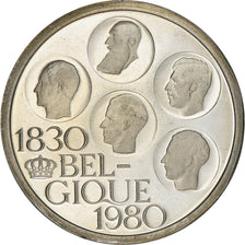 Coin, Belgium, 500 Francs, 500 Frank, 1980, Brussels, MS(63), Silver, KM:161a