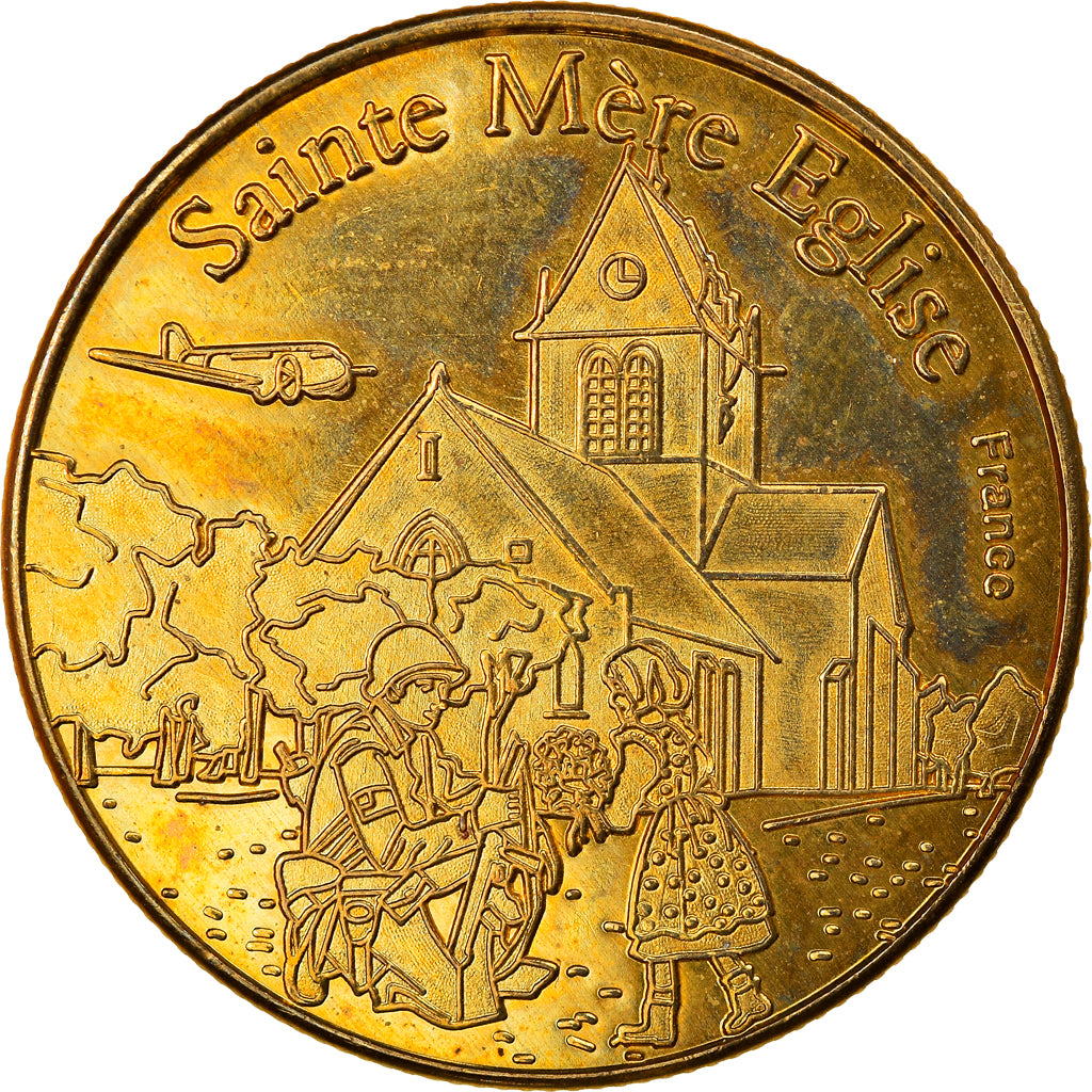 France, Token, Touristic token, Sainte-Mère-Eglise, 60ème Anniversaire du