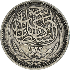 Coin, Egypt, Hussein Kamil, 5 Piastres, 1917, EF(40-45), Silver, KM:318.1