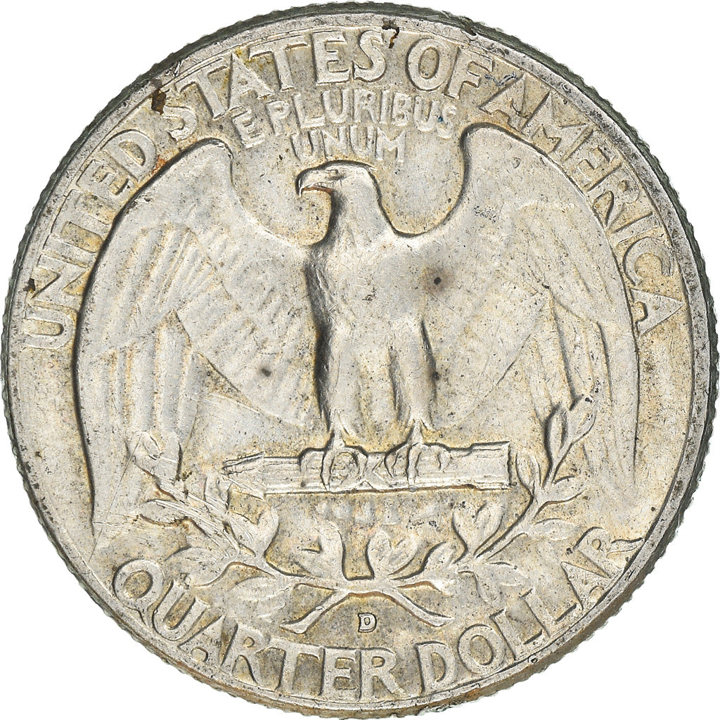 Moeda, Estados Unidos da América, Washington Quarter, Quarter, 1964, Denver