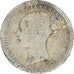 Coin, Great Britain, Victoria, 3 Pence, 1884, VG(8-10), Silver, KM:730