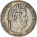 Coin, France, Louis-Philippe, 5 Francs, 1835, Lyon, VF(20-25), Silver, KM:749.4