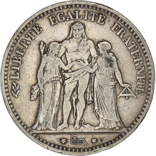 Monnaie, France, Hercule, 5 Francs, 1874, Bordeaux, TB+, Argent, Gadoury:745a