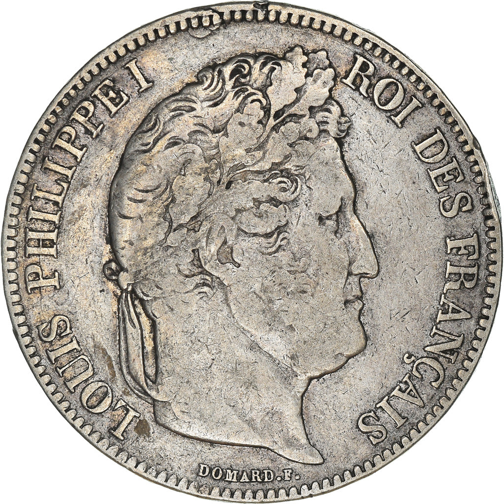 Monnaie, France, Louis-Philippe, 5 Francs, 1833, Lille, TB, Argent, Gadoury:678
