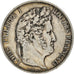 Moneta, Francia, Louis-Philippe, 5 Francs, 1845, Lille, MB, Argento, KM:749.13