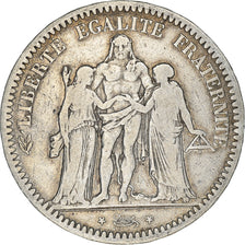 Monnaie, France, Hercule, 5 Francs, 1848, Paris, TB, Argent, Gadoury:683