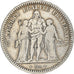 Monnaie, France, Hercule, 5 Francs, 1848, Paris, TB, Argent, Gadoury:683