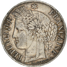 Coin, France, Cérès, 5 Francs, 1851, Paris, VF(30-35), Silver, KM:761.1