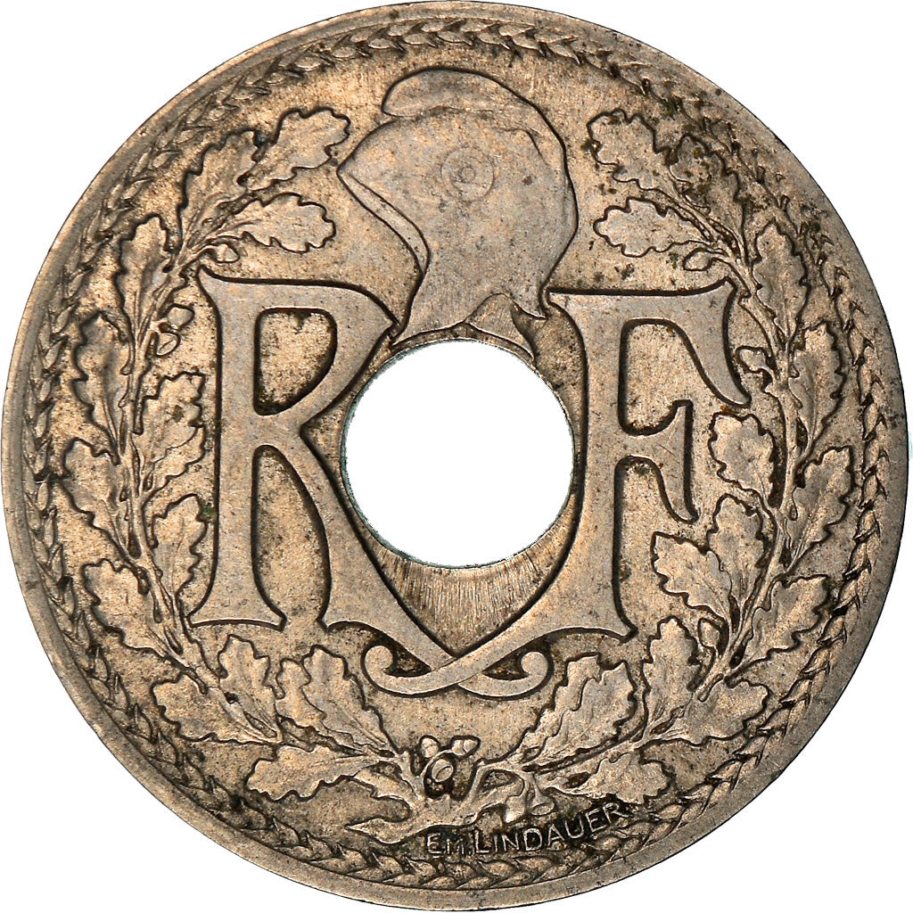 Coin, France, Lindauer, 25 Centimes, 1916, EF(40-45), Nickel, KM:867