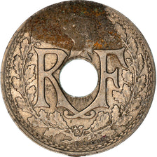 Moeda, França, Lindauer, 25 Centimes, 1917, EF(40-45), Níquel, KM:867