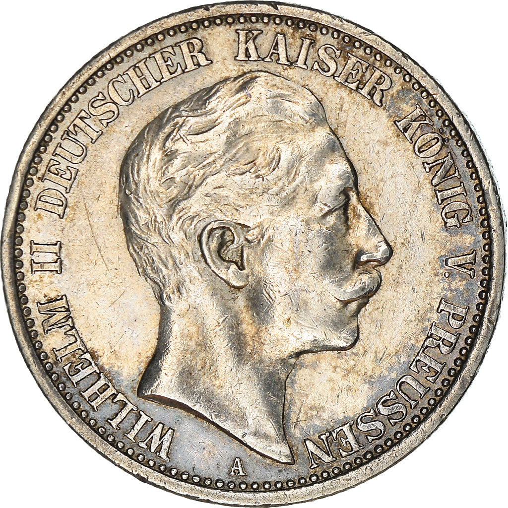 Moneta, Stati tedeschi, PRUSSIA, Wilhelm II, 2 Mark, 1905, Berlin, BB, Argento