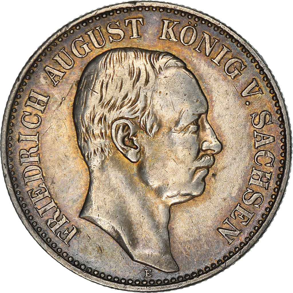 Coin, German States, SAXONY-ALBERTINE, Friedrich August III, 2 Mark, 1906