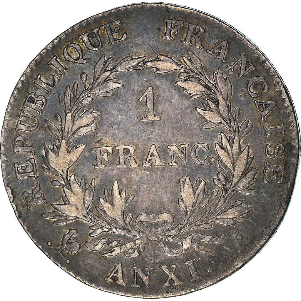Coin, France, Napoléon I, Franc, An XI, Paris, EF(40-45), Silver, KM:649.1