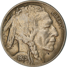 Coin, United States, Buffalo Nickel, 5 Cents, 1925, U.S. Mint, Philadelphia