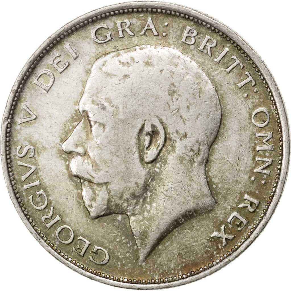 Great Britain, 1/2 Couronne, 1911, KM #818.1, EF(40-45), Silver, 32.3, 14.01