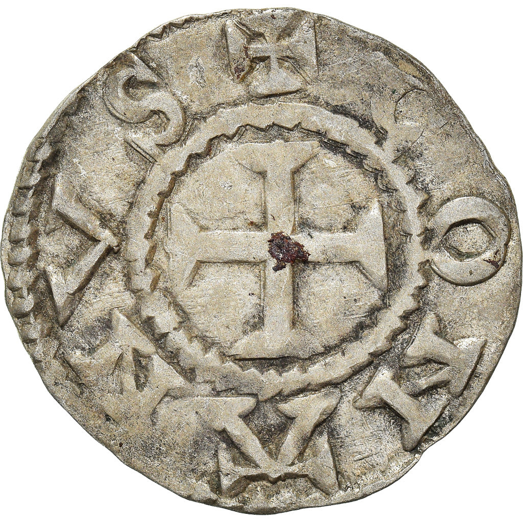 Coin, France, Conan IV, Denier, XIIth century, Rennes, Rare, EF(40-45), Billon