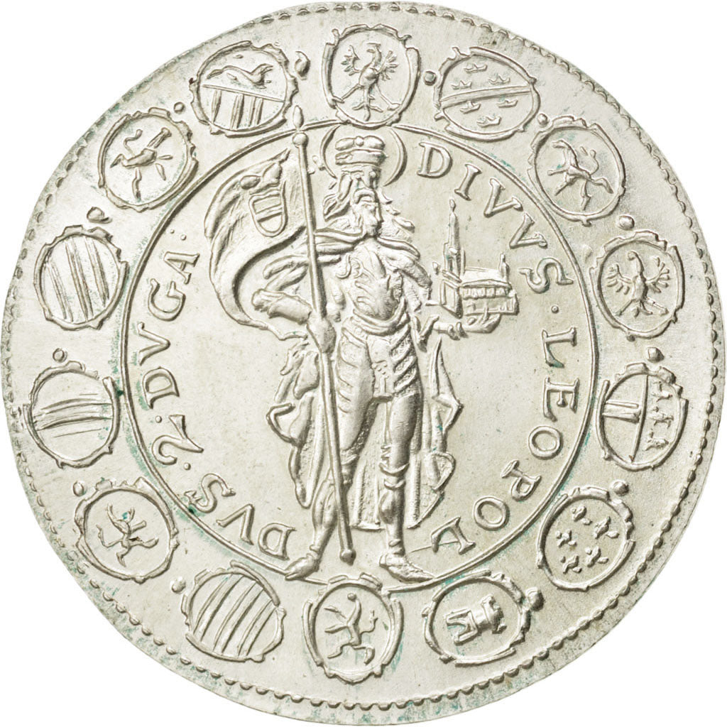 Coin, Austria, 2 Ducat, 1963, MS(63), Silver, KM:M29a