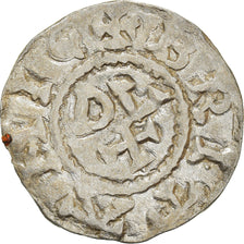 Moeda, França, Conan IV, Denier, XIIth century, Rennes, Rara, EF(40-45)