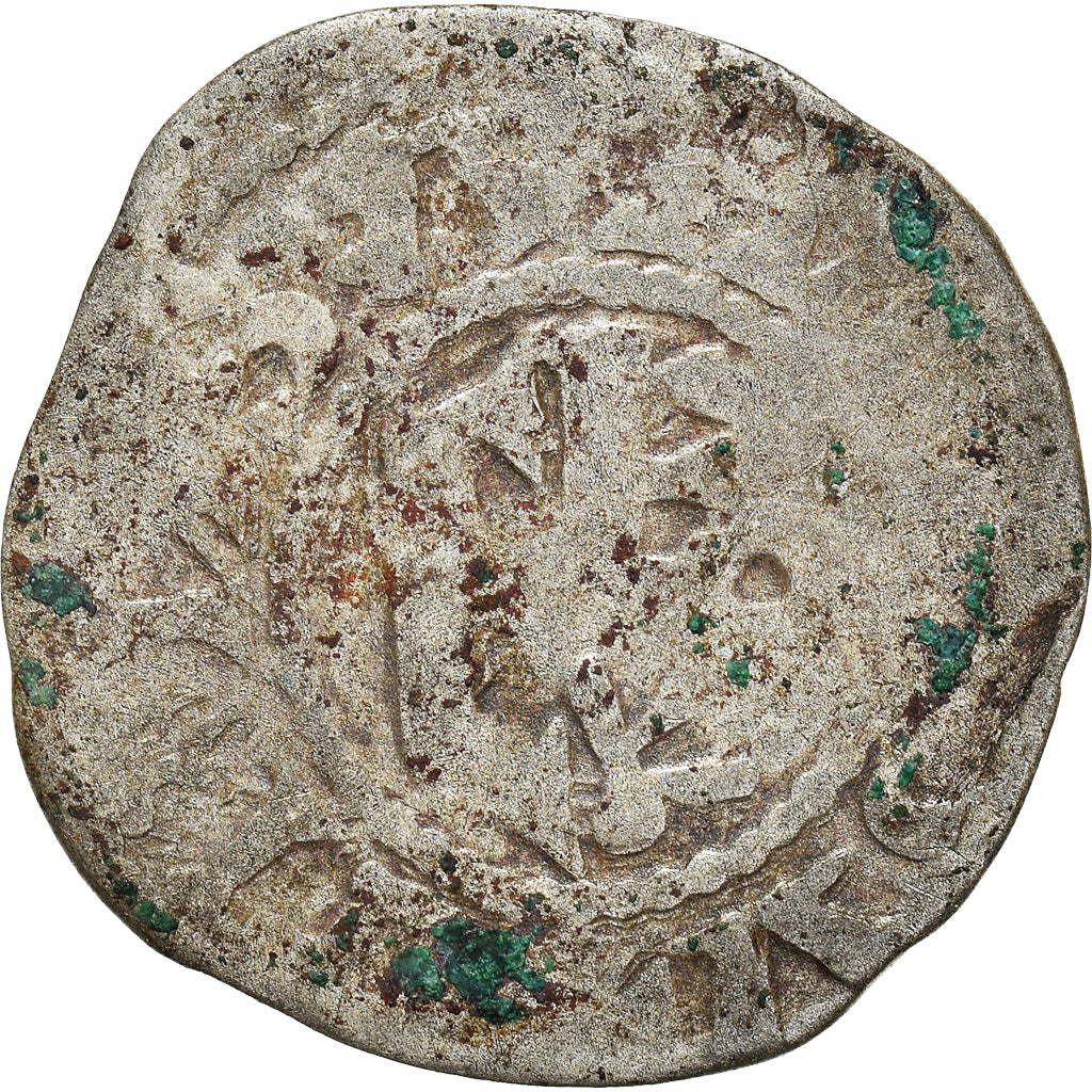 Moneda, Francia, Anjou, Foulques IV ou V, Denier, ND (1160-1190), Angers, BC