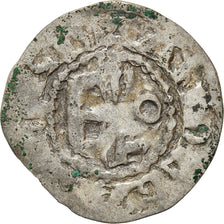 Moneta, Francia, Anjou, Foulques IV ou V, Denier, ND (1160-1190), Angers, B+