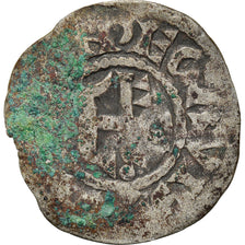 Moneda, Francia, Anjou, Foulques IV ou V, Denier, ND (1160-1190), Angers, BC