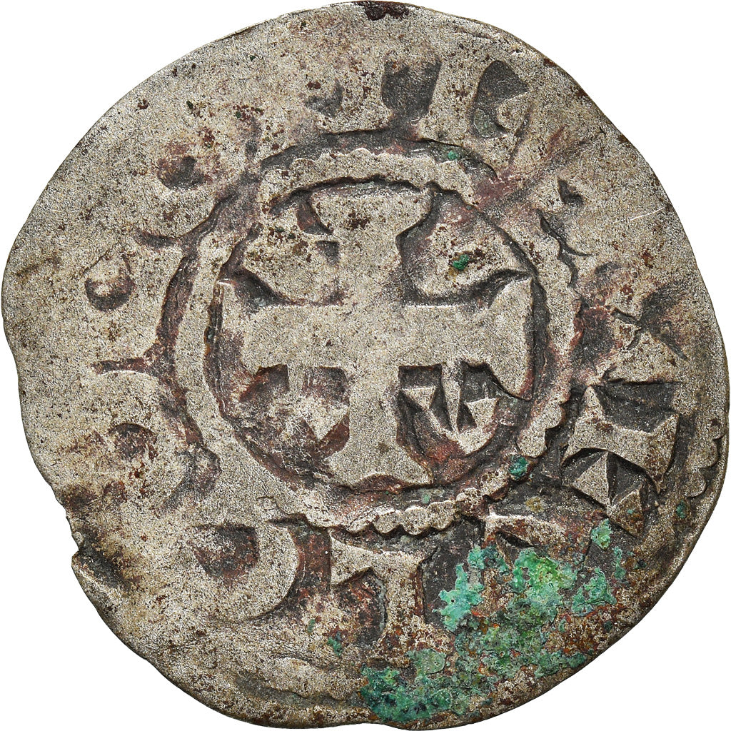 Moneda, Francia, Anjou, Foulques IV ou V, Denier, ND (1160-1190), Angers, BC