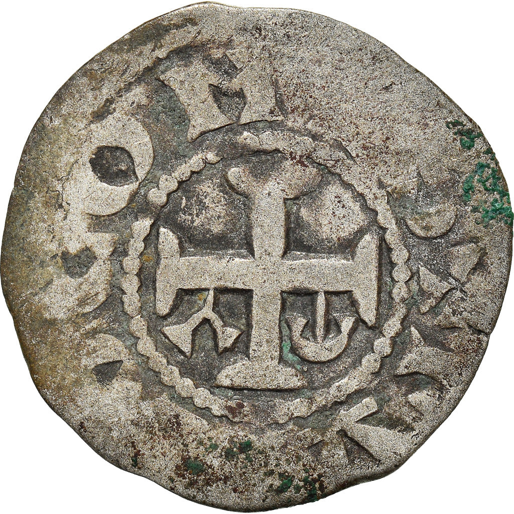 Munten, Frankrijk, Anjou, Foulques IV ou V, Denier, ND (1160-1190), Angers, ZG+