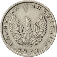 GREECE, 5 Drachmai, 1973, KM #109.1, EF(40-45), Copper-Nickel, 25, 9.10