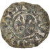 Monnaie, France, Anjou, Foulques IV ou V, Denier, ND (1160-1190), Angers, B+