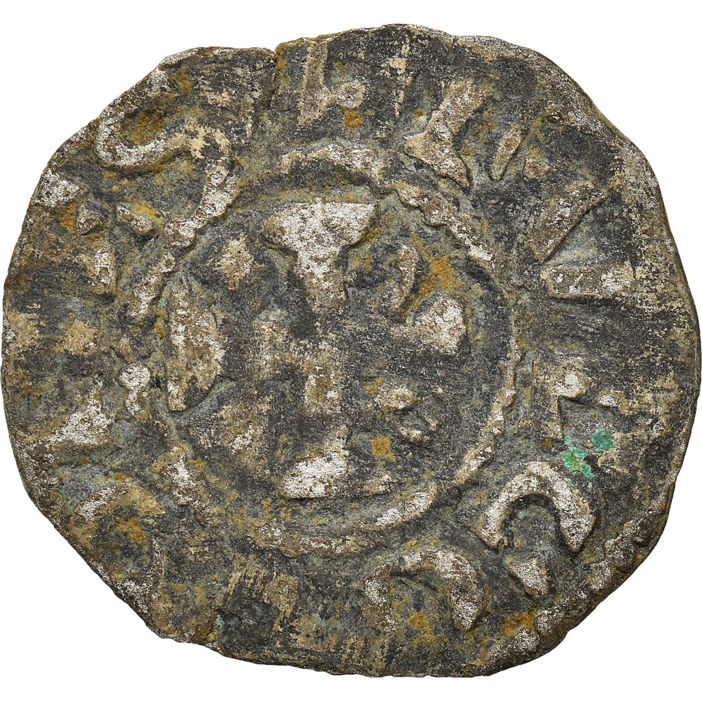 Munten, Frankrijk, Anjou, Foulques IV ou V, Denier, ND (1160-1190), Angers, ZG+