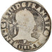 Moneda, Francia, Henri III, Franc au Col Plat, Franc au Col Plat, 1583, Angers