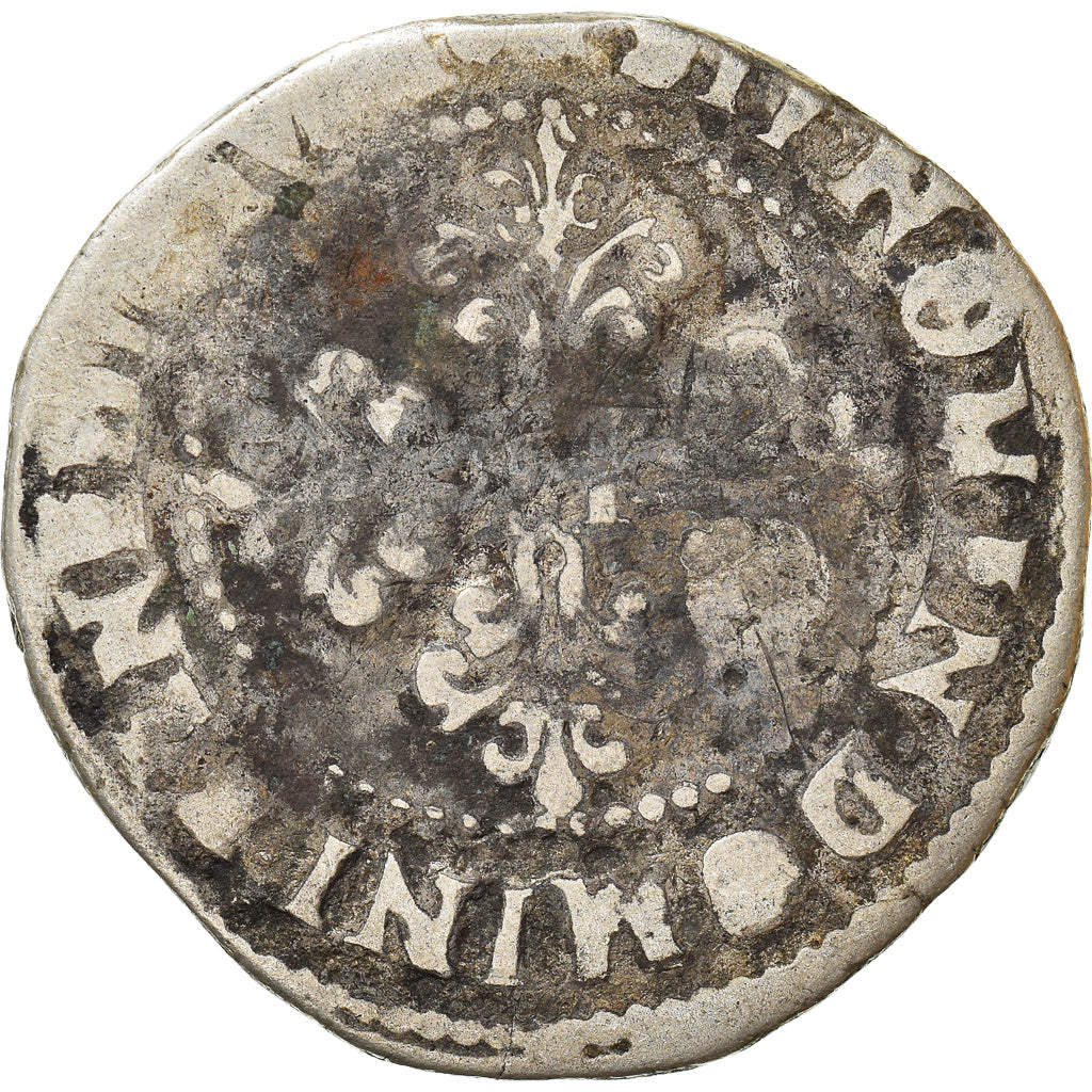 Monnaie, France, Henri III, Franc au Col Plat, Franc au Col Plat, 1583, Angers