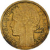 Moneda, Francia, Morlon, Franc, 1935, Paris, BC+, Aluminio - bronce, KM:885