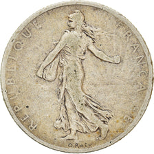 Coin, France, Semeuse, 2 Francs, 1900, Paris, VF(20-25), Silver, KM:845.1