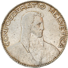 Coin, Switzerland, 5 Francs, 1922, Bern, VF(30-35), Silver, KM:37