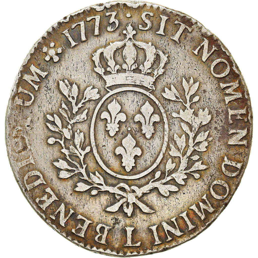 Coin, France, Louis XV, Écu à la vieille tête, Ecu, 1773, Bayonne, VF(20-25)