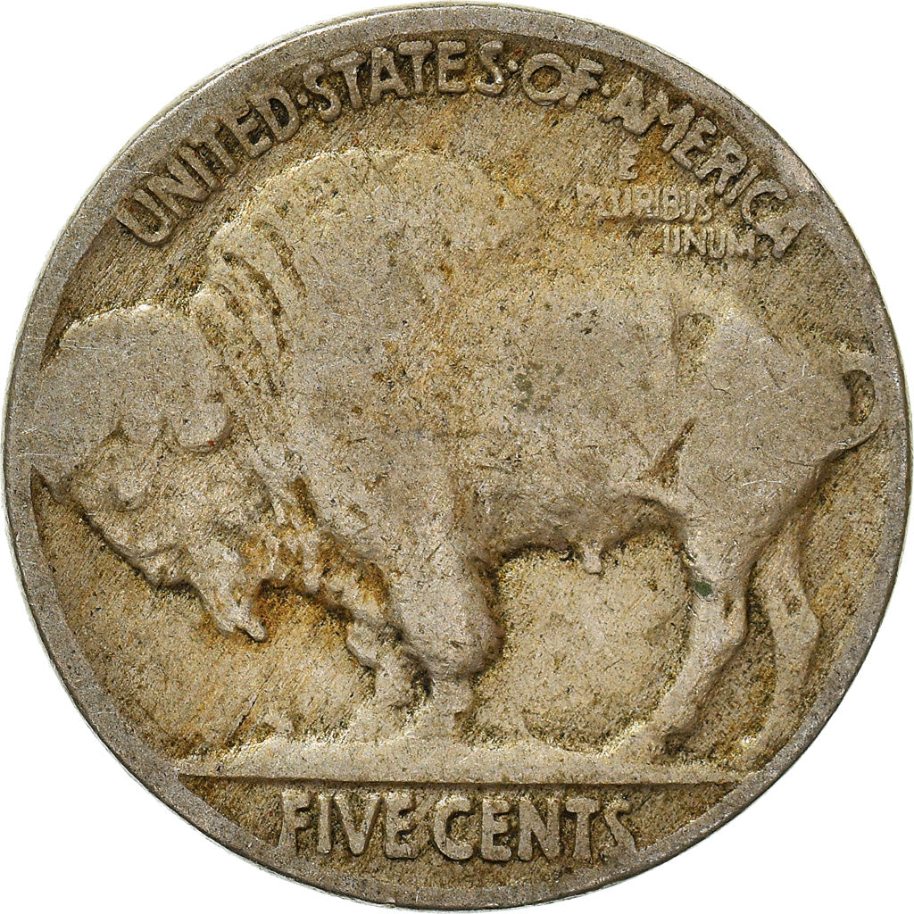 Coin, United States, Buffalo Nickel, 5 Cents, 1923, U.S. Mint, Philadelphia