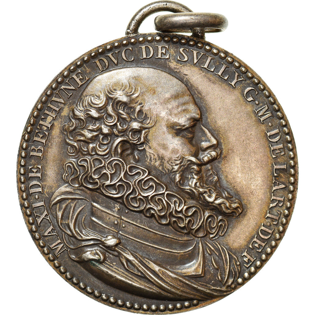 França, Medal, Max. de Béthune Duc de Sully G.M.de Lart.def, MS(60-62), Bronze
