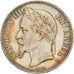 Moneda, Francia, Napoleon III, 5 Francs, 1869, Strasbourg, Fautée, MBC+, Plata