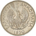 Coin, Greece, 5 Drachmai, 1930, AU(50-53), Nickel, KM:71.1