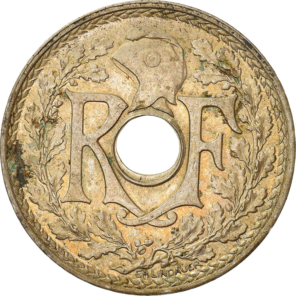 Munten, Frankrijk, Lindauer, 25 Centimes, 1940, PR, Nickel-Bronze, KM:867b