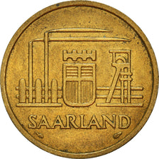 Coin, SAARLAND, 50 Franken, 1954, Paris, EF(40-45), Aluminum-Bronze, KM:3