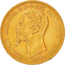 Moneda, Estados italianos, SARDINIA, Vittorio Emanuele II, 20 Lire, 1851