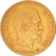 Monnaie, France, Napoleon III, Napoléon III, 10 Francs, 1857, Paris, TB+, Or