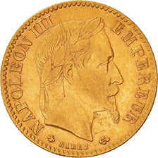 Moneta, Francia, Napoleon III, Napoléon III, 10 Francs, 1867, Paris, BB, Oro